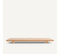 Piano da scrivania impiallacciato rovere L200, Mikube Beige TU