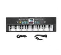 Piano da tastiera, 61 tasti elettrici Digital Tastboard Piano Mini Electric Multifunctional Multifunzione Microfono giocattolo Strumento per il gioco