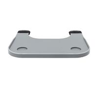 Piano da tavolo per sedia a rotelle, in ABS di alta qualità, portata 20 kg, con 2 portabevande resistente agli spruzzi, lavabile, antiscivolo, per accessori Wheelchair for Eating (58 x 52,5 cm
