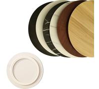 Piano da tavolo rotondo standard, naturale o noce, facile da pulire, 20 pollici, 24 pollici, 28 pollici, 32 pollici, piatto girevole Lazy Susan, per armadio, dispensa, piano di lavoro (noce chiaro, 70