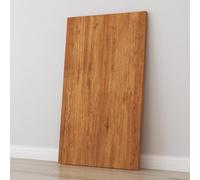 Piano da tavolo universale in legno, 90 x 50 cm, finitura noce, in un unico pezzo di truciolato, per scrivania standard e seduta, perfetto per casa, ufficio e spazi di lavoro