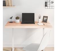 Piano d'appoggio 100 x 50 x (2-4) cm legno massello non trattato, bordo albero di quercia naturale, piano di ricambio fai da te per scrivania, tavolo da pranzo