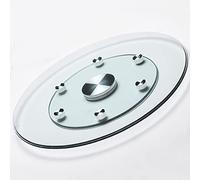 piano del tavolo da pranzo in vetro temperato.pian Tempered Glass Lazy Susan Turntable For Dining Table, Round Table Top Rotating Tray, Transparent Rotating Round Turntable, Aluminum Alloy Bearing,(85