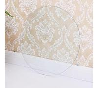 Piano Del Tavolo In Vetro Temperato Con Bordo Lucido Arrotondato, Con Bordo Lucidato A Matita, For Tavolo Da Pranzo, Tavolino Da Caffè, Tavolo Da Ufficio.(38CM(15IN))