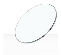 Piano del tavolo rotondo in vetro temperato da 91,7 cm, spessore 1,27 cm, per sala da pranzo, tavolino da caffè, perfetto per la decorazione della casa e dell'ufficio (65 cm)