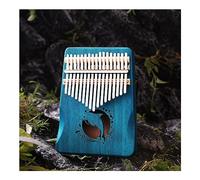 Piano di dito portatile 17 chiavi Piano per il pollice con istruzione di studio e martello melodia, pianoforte per dito in legno, regalo per bambini per principianti N