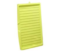 Piano di drenaggio per piatti - Vassoio scolapiatti da cucina con pendenza a caduta laterale | Vassoio per scaffale di essiccazione per piatti, drenatore d'acqua, scheda di drenaggio per utilità, di