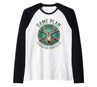 Piano di Gioco eseguito Perfettamente Deer Hunter Buck Rifle Maglia con Maniche Raglan