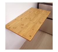Piano di lavoro rettangolare universale in bambù con angoli arrotondati, ideale per scrivanie in piedi e home office Dimensioni standard (80 x 30 x 2 cm) Materiale ecologico