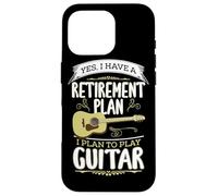 Piano di pensionamento Suona Chitarra Chitarrista Musica Ritirata Custodia per iPhone 16 Pro