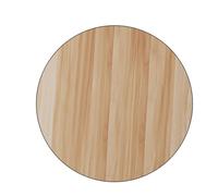 Piano di ricambio rotondo in legno - 109,2 cm, 99,1 cm, 88,9 cm, 81,3 cm, 71,1 cm, 61 cm, 50,8 cm, 40,6 cm, 30,5 cm, 2,5 cm di spessore, per cucina, patio, tavolini e scrivanie, piano circolare (E 110