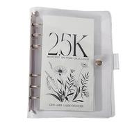 -Piano di risparmio mensile con buste: un metodo semplice e divertente per risparmiare 2.5/5 rupie (raccolta fogli). (White1, taglia unica)