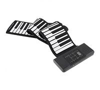 Piano Di Roll-up 88 Tasti, Pianoforte Portatile A Mano Elettronico Con 128 Toni Unici E Altoparlante Incorporato, Tastiera Pieghevole In Silicone Pianoforte For Principianti E Bambini