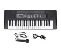 Piano Electrico 37 Tasti Tastiera Elettrica Tastiera Musicale Portatile Pianoforte per Principianti con Funzione di Registrazione Microfono Pianola per Scuola Media