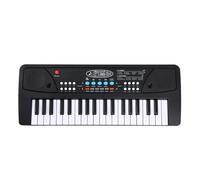 Piano Elettrico Con Organo Elettronico USB A 37 Tasti Con Microfono Tastiera Elettronica Digitale Nera Stereo Incorporato
