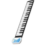Piano Elettronico Standard A 37 Tasti Con Altoparlante Incorporato Arrotolato A Mano Con 8 Toni E 6 Brani Dimostrativi Portatile Pianoforte Elettronico