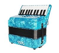 Piano For Fisarmonica A 22 Tasti E 8 Bassi Con Tracolla, Strumento A Tastiera, Suono Più Morbido, For Studenti Principianti, Affascinante