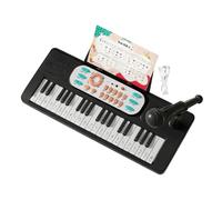 Piano for Kids - ABS 42 x 17 cm 37-Key ricaricabile strumento | Toy Keyboard with Microfono 2 Play Mode | Musical Educational Piano for Girls Boys Kids Christmas Birthday Gift