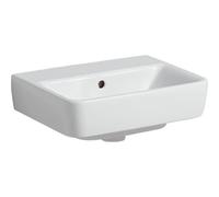 Piano Geberit Renova, lavabo a mano, 45 x 34 cm, senza foro per rubinetto, co...