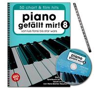 Piano gefällt mir! 50 Chart & Film Hits - Band 8 - da Luis Fonsi a Star Wars - Libro di gioco per pianoforte con CD e clip per spartiti - BOE7926 9783954561919