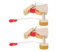 Piano Hammer Butt in Legno 2 Pezzi per Pianoforti Verticali | Accessori Riparazione, Formato Compatto e Leggero, Tonalità Khaki, Pezzi per Manutenzione e Regolazione
