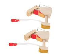 Piano Hammer Butt per Pianoforte Verticale 2pezzi in Legno | Khaki, Superficie Liscia, Uso Pratico, Ricambio per Accessori di Riparazione Tastiera