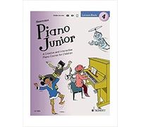 Piano Junior: Lesson Book 4 - A Creative and Interactive Piano Course for Children - Piano Junior - Piano - Edition with Online audio file - ED13804