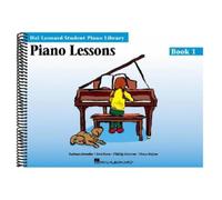 Piano Lessons - Book 1 Piano Learning Book for Kids with Structured Lessons and Piano Sheets Hal Leonard Student Piano Library