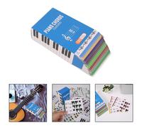 Piano Music Theory Made Easy 120 Flashcard Accordi Colorati e Tabella di Riferim