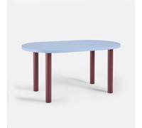 Piano ovale per tavolo componibile, 4-6 coperti, Alzar Blu 6 persone