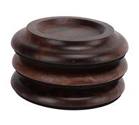 Piano per Pianoforte Verticale -Pad di Cassa Non Fluttuanti con Effetto Telaio, Insonorizzazione, Protegge i Pavimenti, 3 Pacchetti per i Giocatori di Pianoforte (Noce nera)