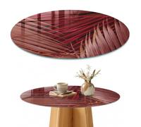 Piano per Tavolini da Salotto 100 cm | Rotondo | Multiuso | Con Stampato | L'energia della natura | Vetro Temperato | Bordi a Filo Lucido | Decorazioni per Cucina e Soggiorno | Spessore 4 mm