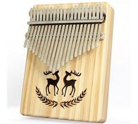 Piano Pollice Di Abete Rosso A 21 Novità Kalimba Piano Di Dito Portatile Piano Portatile A 21 Tasti Mbira(Style 9)