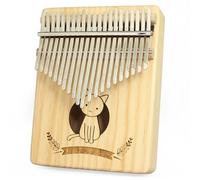 Piano Pollice Di Abete Rosso A 21 Novità Kalimba Piano Di Dito Portatile Piano Portatile A 21 Tasti Mbira(Style 15)
