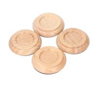 Piano Protettore Pavimento Anti -vibrazione Cups Tazze Non Slip Legno di Faggio di Piccole Dimensioni per Letti di Divani per Pianoforti Forti e Robusti (Colore del registro)