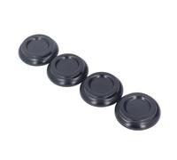 Piano Protettore Pavimento Anti -vibrazione Cups Tazze Non Slip Legno di Faggio di Piccole Dimensioni per Letti di Divani per Pianoforti Forti e Robusti (Nero)