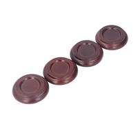 Piano Protettore Pavimento Anti -vibrazione Cups Tazze Non Slip Legno di Faggio di Piccole Dimensioni per Letti di Divani per Pianoforti Forti e Robusti (Marrone)