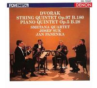 Piano Quintet Op 5 / String Quintet Op 97 by Dvorak, Suk, Panenka, Smetana Quartet (1994-01-04)