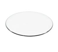 Piano rotondo in vetro temperato spesso 8 mm con bordo lucido piatto diametro 1000 mm. Protezione trasparente per tavolo da pranzo da cucina 80 cm dimensioni incluse