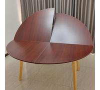 Piano Rotondo Pieghevole In 4 Punti, Prolunga Tavolo Rotondo Per Uso Domestico, Tavolo Da Pranzo Estensibile, Pannello Rotondo Temporaneo(E,130cm)