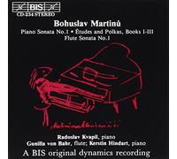 Piano Sonata/Etudes & Polkas/Flute Sonata No. 1 by Bohuslav Martinu (1994-09-22)