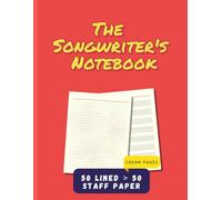 Piano Songwriting Notebook: Blank Sheet Music and Lyric Journal for Musicians, Composers, and Songwriters