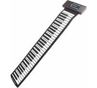 Piano Tastiera Elettrico, Pianoforte Digitale Pieghevole, Piano Elettrico Portatile con 88 Tasti, Pedale, Tastiere Arrangiatrici con Altoparlanti, Display a LED, Pianoforte MIDI Intelligente for Regal
