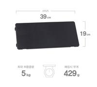 Piano tavolo Helinox 39x19 Field Office M nero edizione media / originale