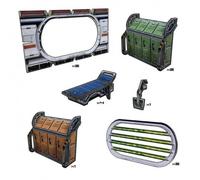 Piano Tavolo Terrain - Detention Cellule (12 Parti) - Inglese