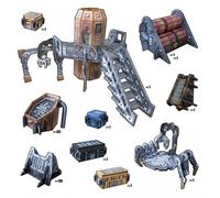 Piano Tavolo Terrain - Engineering Sector (14 Parti) - Inglese