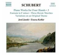 Audio Cd Franz Schubert - Piano Works For Four Hands, Vol.3