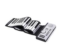 Pianoforte A 61 Tasti Arrotolato A Mano Con Altoparlante Per Principianti, Tastiera Elettronica In Silicone Per Adulti