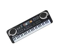 Pianoforte A 61 Tasti Musica Digitale Tastiera Elettronica Tastiera Piano Elettrico Nero Con Microfono Strumento A Tastiera