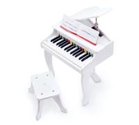 PIANOFORTE A CODA BIANCO PER BAMBINI GIOCHI IN LEGNO BAMBINI HAPE E0338